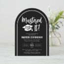 Search for masters graduation invitations Mastered it