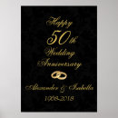 Search for 50th anniversary wedding posters Gold