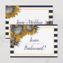 Search for sunflower bridesmaid cards Floral