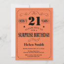 Search for surprise 21st birthday invitations Cheers to 21 years
