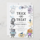 Search for watercolor halloween invitations Trick or treat