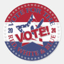 Search for red and white checked stickers Vote