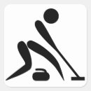 Search for curling stone stickers Sweeping