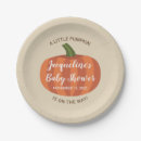 Search for pumpkin baby shower plates Fall