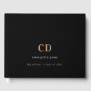 Search for graduation guest books Black