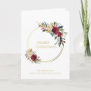 Search for geometric christmas cards Red