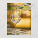 Search for white wine postcards Close up