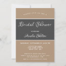 Search for beige bridal shower invitations Script