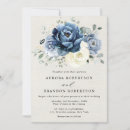 Search for navy and champagne wedding invitations Spring unique chic peony
