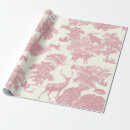 Search for pink toile wrapping paper Trendy