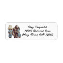 Search for sasquatch return address labels Funny