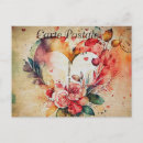 Search for vintage valentine postcards Floral