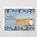 Search for fruit 1st birthday invitations Blueberry