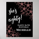 Search for 80th birthday for women posters For her