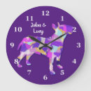 Search for terrier clocks Silhouette