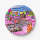Search for candyland paper plates Chocolate