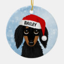 Search for black santa decor Dachshund