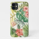 Search for hibiscus flowers iphone cases Watercolor