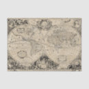 Search for old world map tissue paper Travel