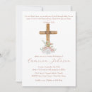Search for white flowers christening invitations Greenery