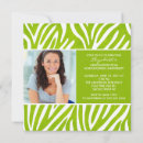 Search for zebra graduation invitations Modern