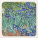 Search for vintage floral coasters Irises