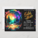 Search for firefly baby shower invitations Enchanted forest