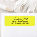 Search for yellow return address labels Plain