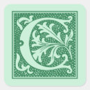 Search for monogram letter c stickers Vintage