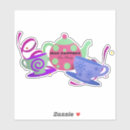 Search for blue teacup stickers Tea party
