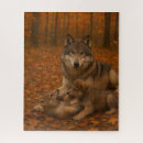 Search for wolves puzzles Animal lover