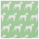 Search for boxer dog fabric Silhouette