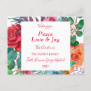 Search for peace love and happiness postcards For her