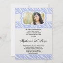 Search for zebra blue invitations Trendy