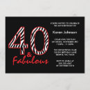 Search for red zebra birthday invitations Fun