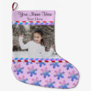 Search for pink and blue christmas stockings For her