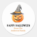 Search for witch hat stickers Pumpkin