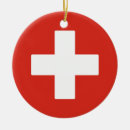 Search for swiss christmas tree decorations Switzerland flag