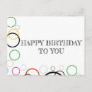 Search for birthday postcards Illustration