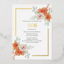 Search for floral anniversary invitations Botanical