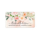 Search for peony wedding return address labels Watercolor floral