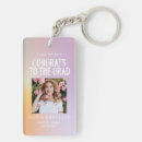 Search for graduation key rings Typography
