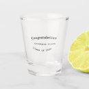 Search for graduation shot glasses Calligraphy typography elegant