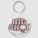 Search for baseball designs key rings Red