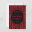 Search for goth gear invitations Black and red