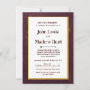 Search for faux leather invitations Modern