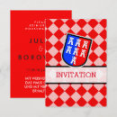 Search for black white red invitations Party