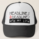 Search for journalist hats Writer