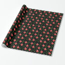 Search for red santa wrapping paper Black