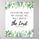 Search for as for me my house art Faith